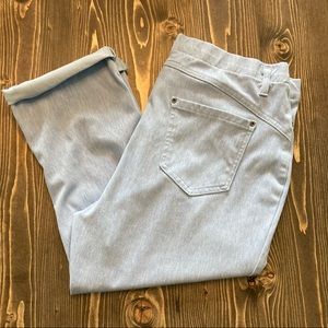 Like new stretch capris jegging plus size 1x 2x